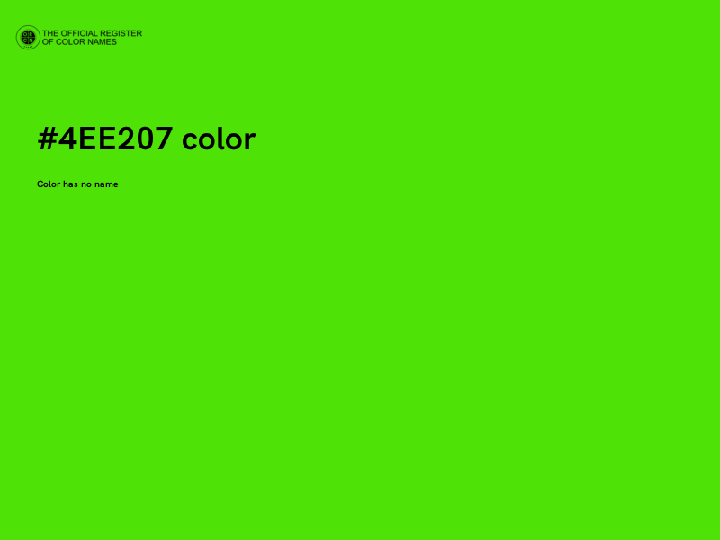 #4EE207 color image