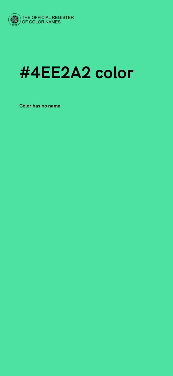 #4EE2A2 color image