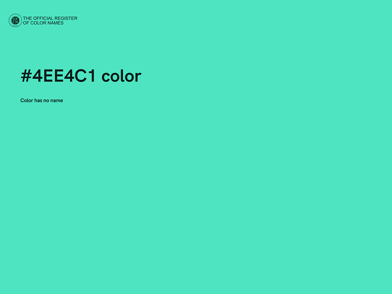 #4EE4C1 color image