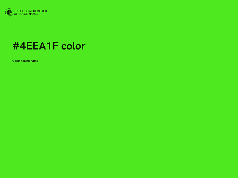 #4EEA1F color image