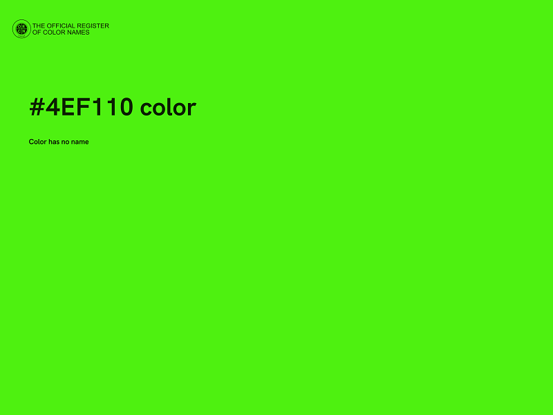 #4EF110 color image