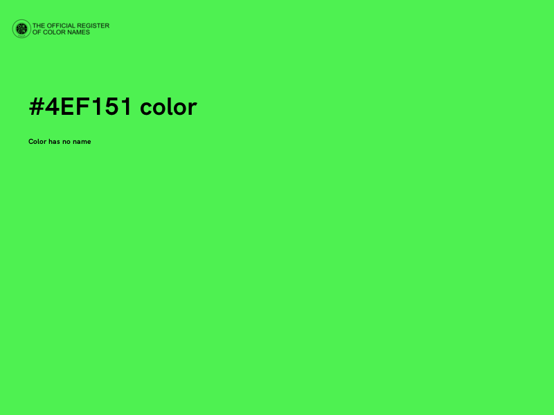 #4EF151 color image
