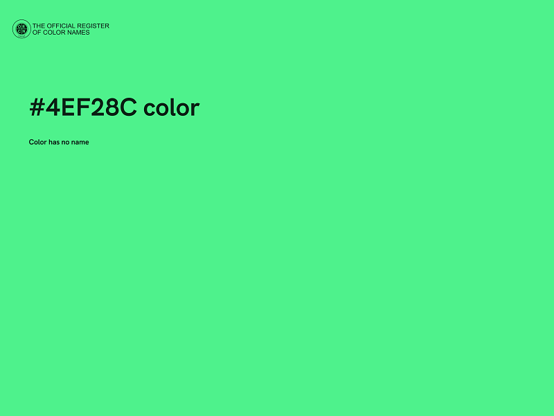 #4EF28C color image