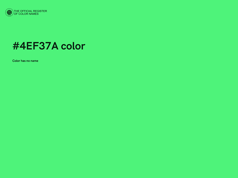 #4EF37A color image