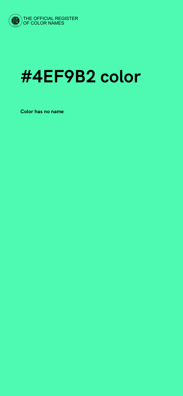 #4EF9B2 color image
