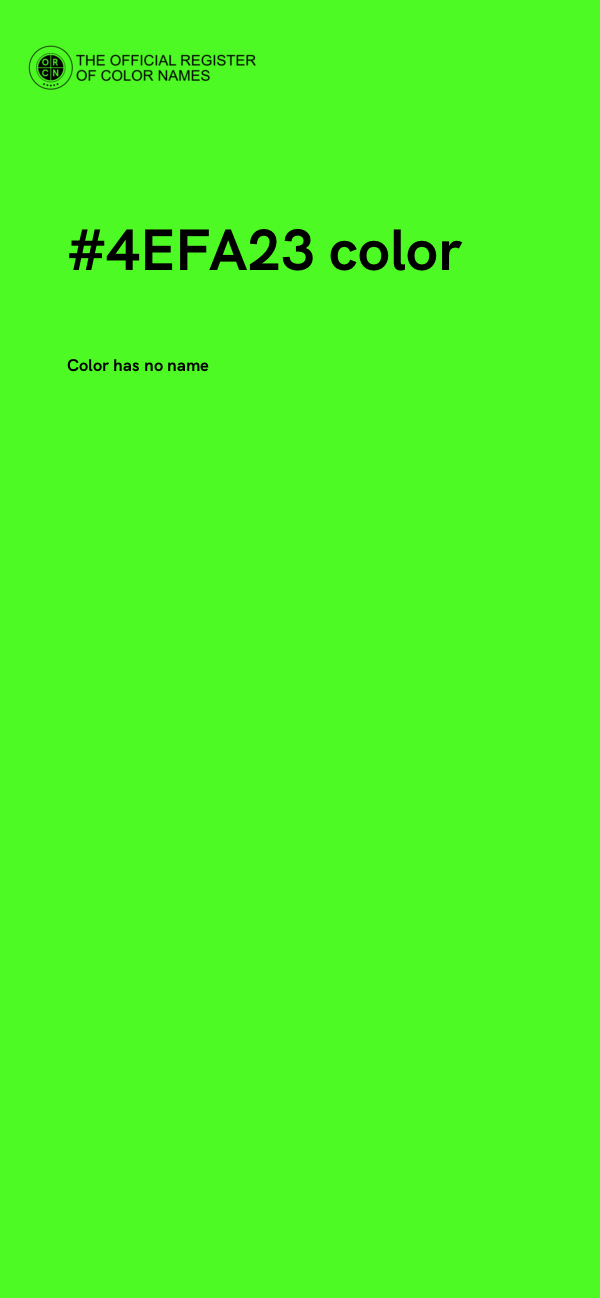 #4EFA23 color image