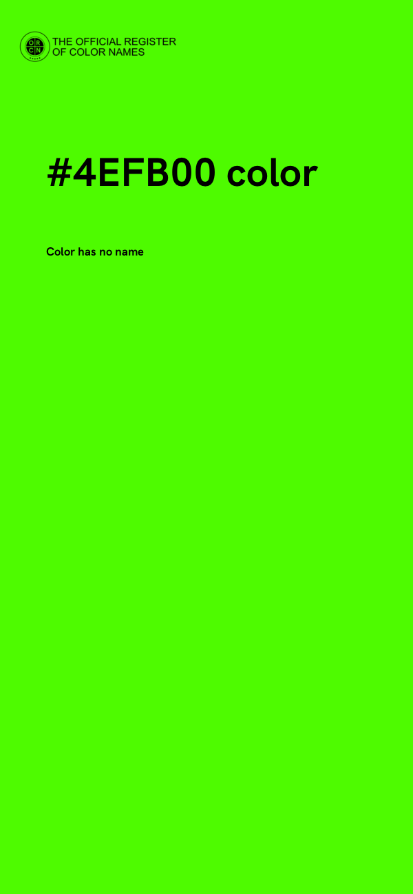#4EFB00 color image