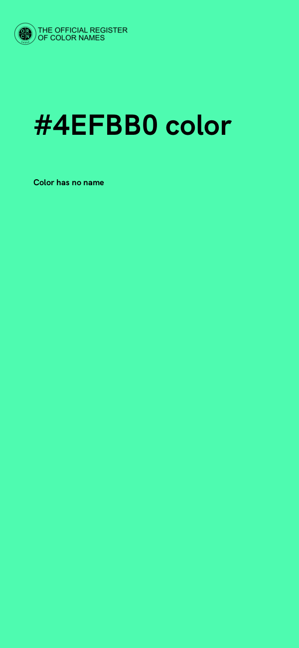#4EFBB0 color image