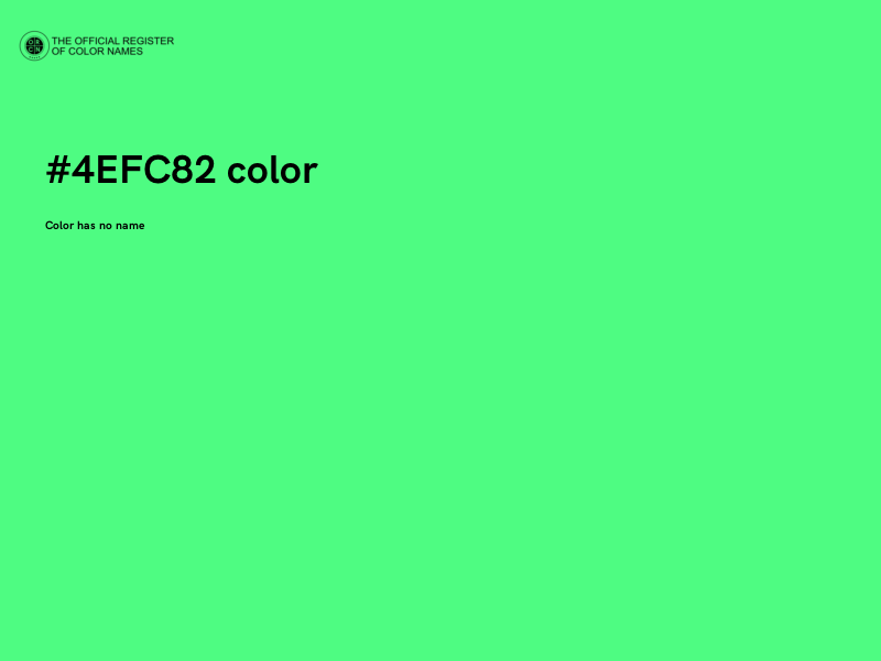 #4EFC82 color image