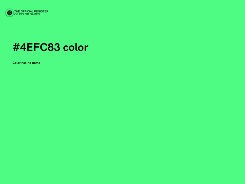 #4EFC83 color image