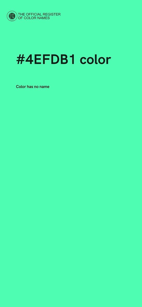 #4EFDB1 color image