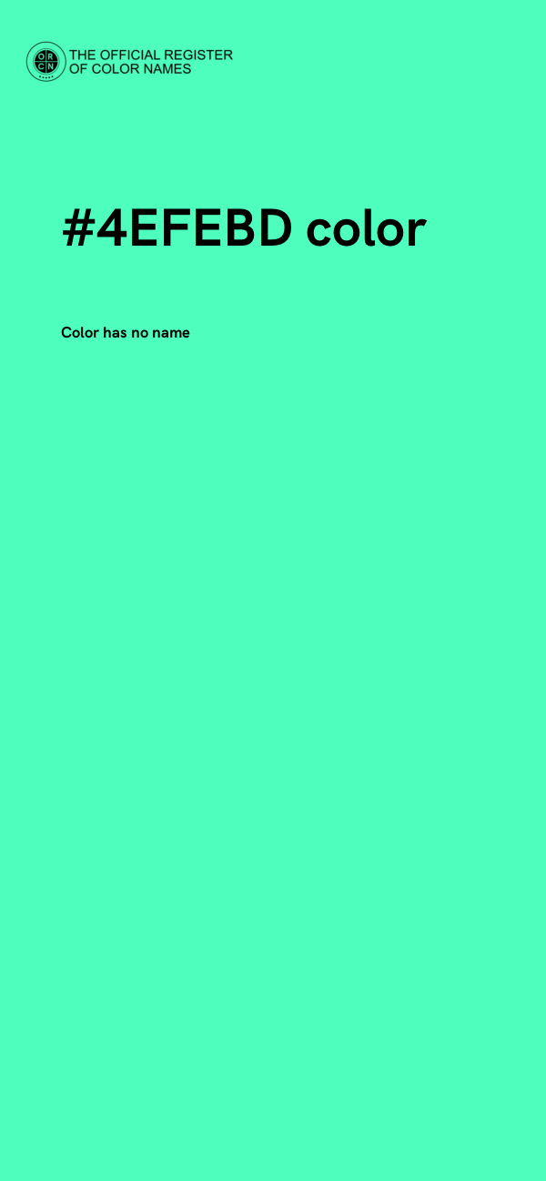 #4EFEBD color image