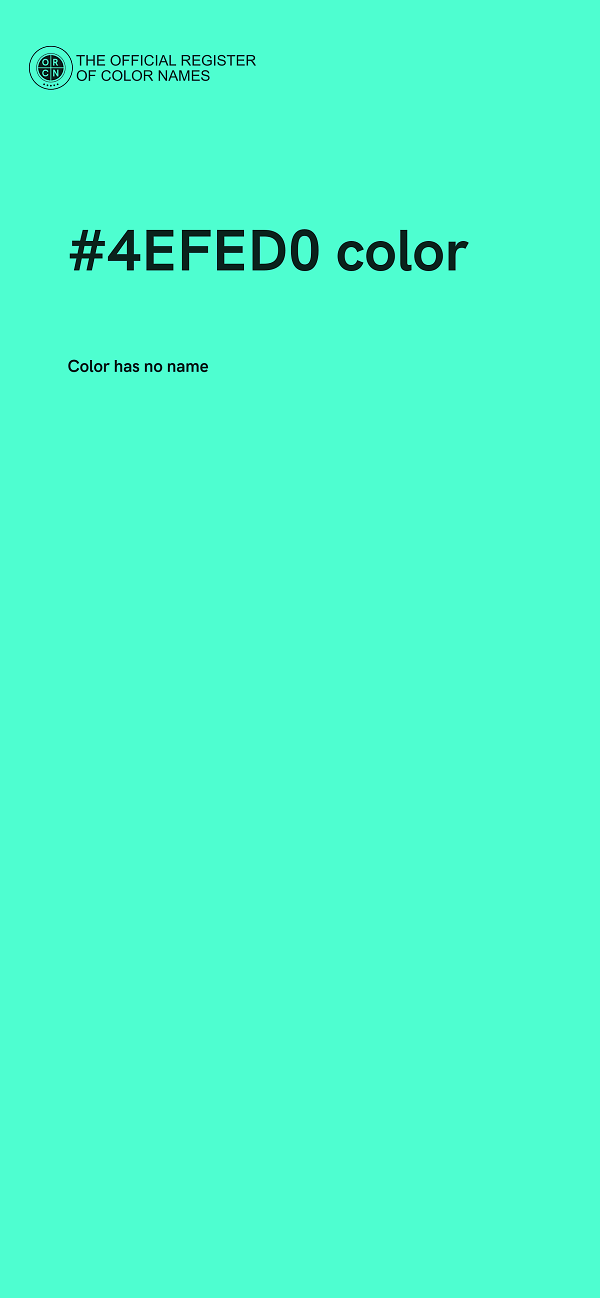 #4EFED0 color image