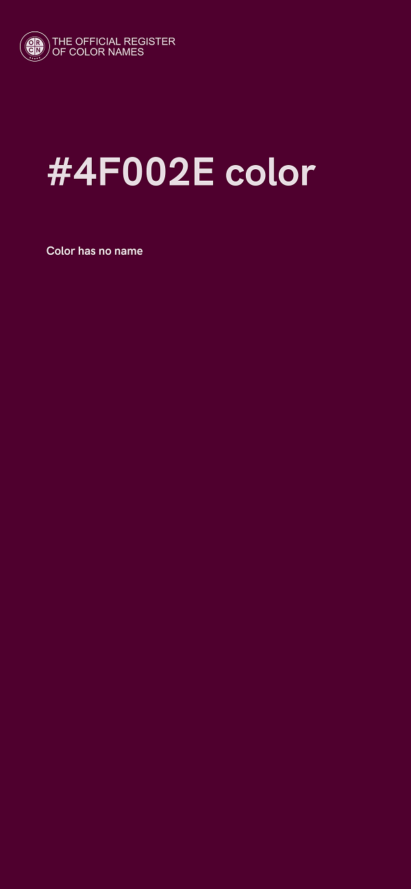 #4F002E color image