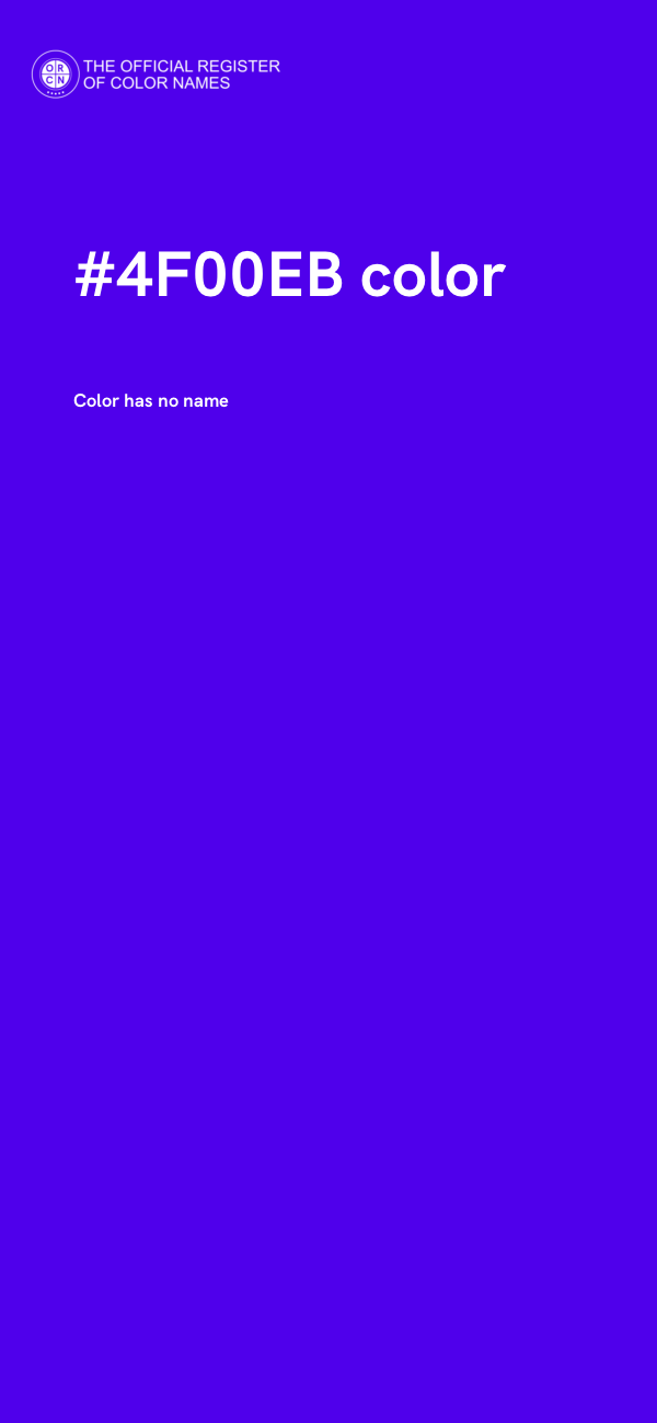 #4F00EB color image
