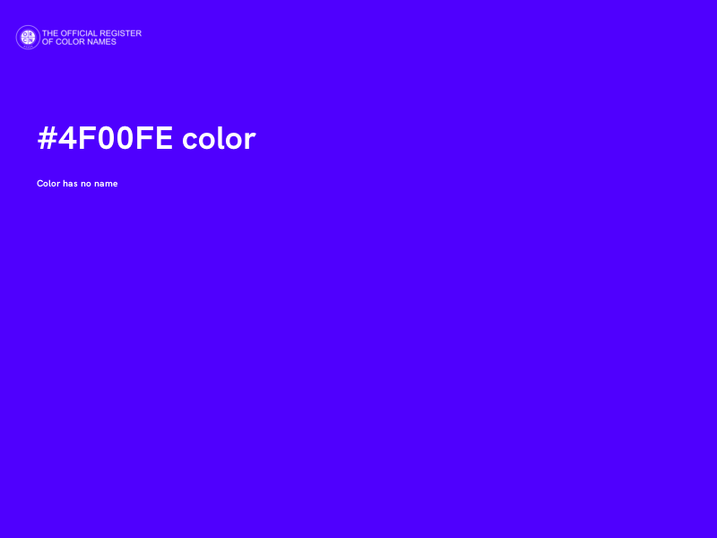 #4F00FE color image