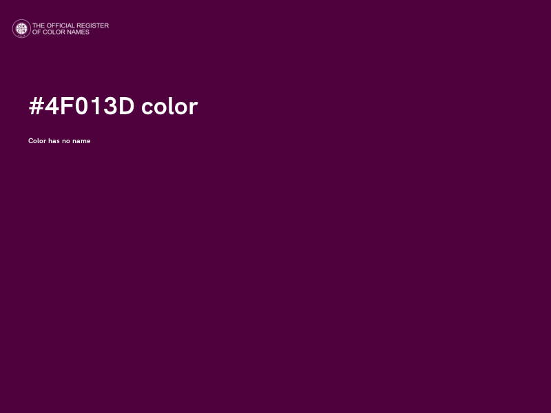 #4F013D color image