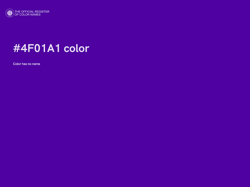 #4F01A1 color image