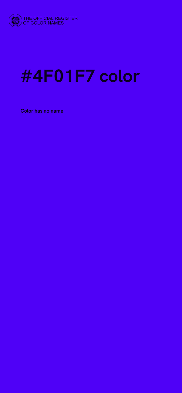 #4F01F7 color image