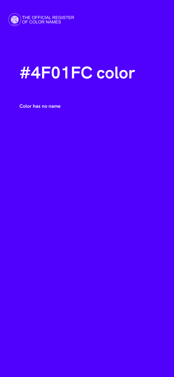 #4F01FC color image
