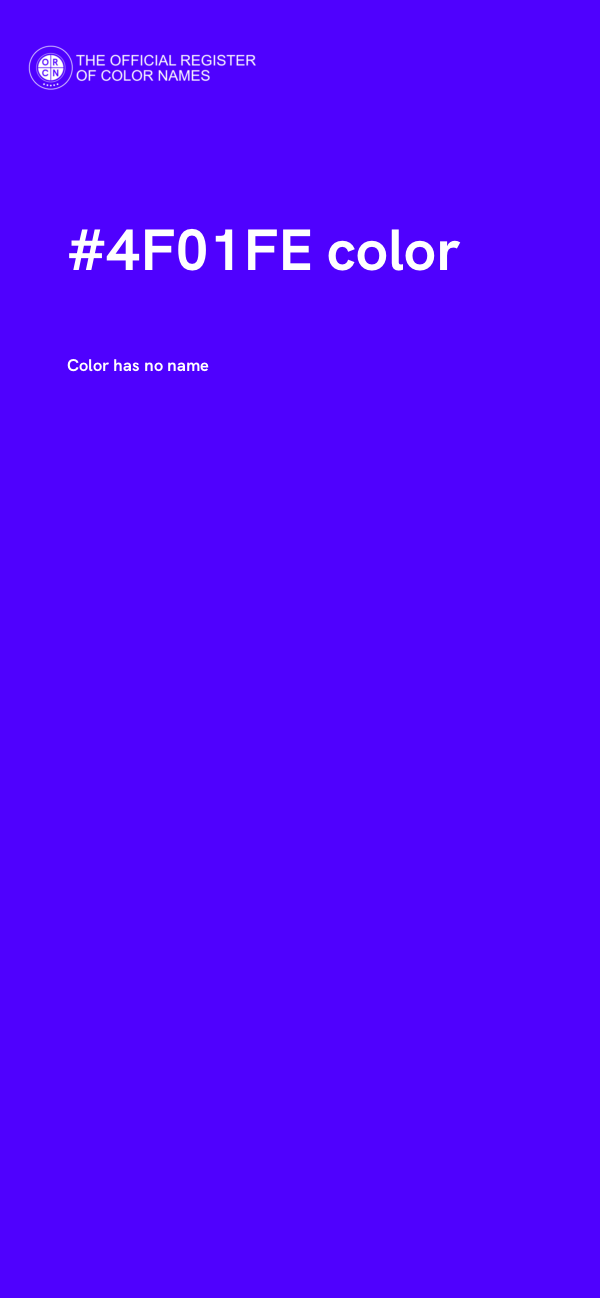 #4F01FE color image