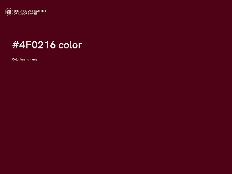 #4F0216 color image