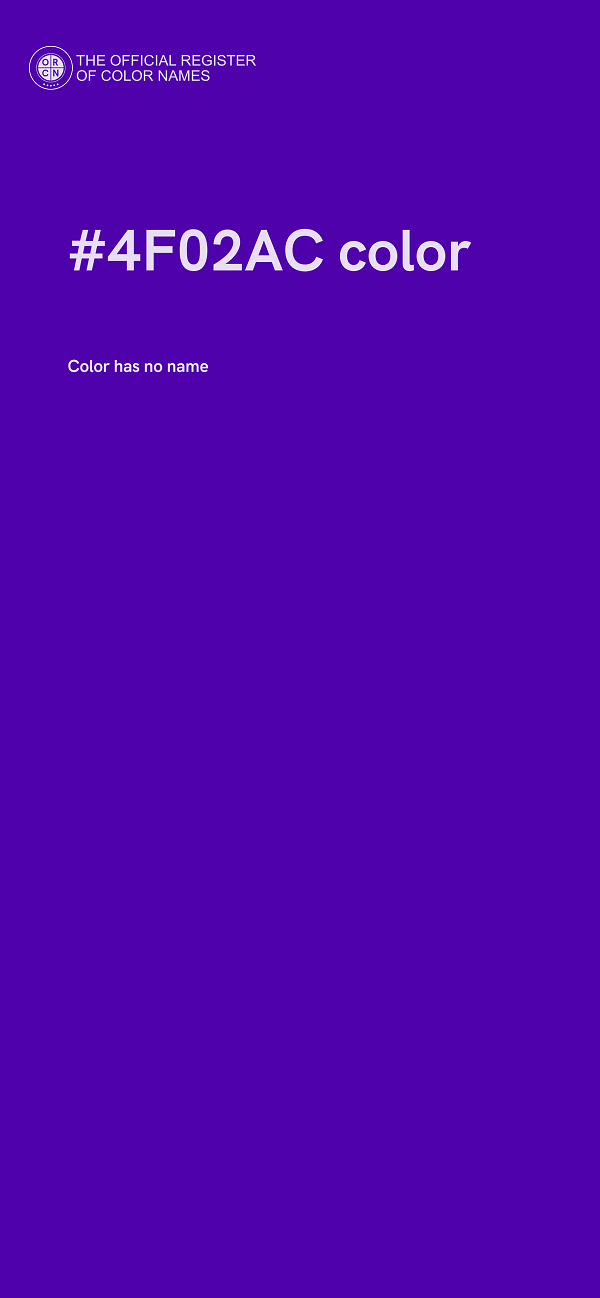 #4F02AC color image