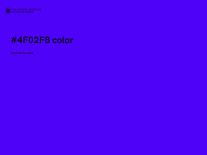 #4F02F8 color image