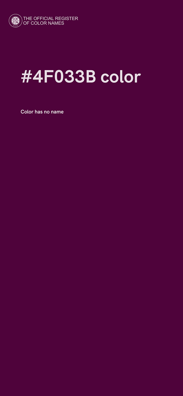 #4F033B color image