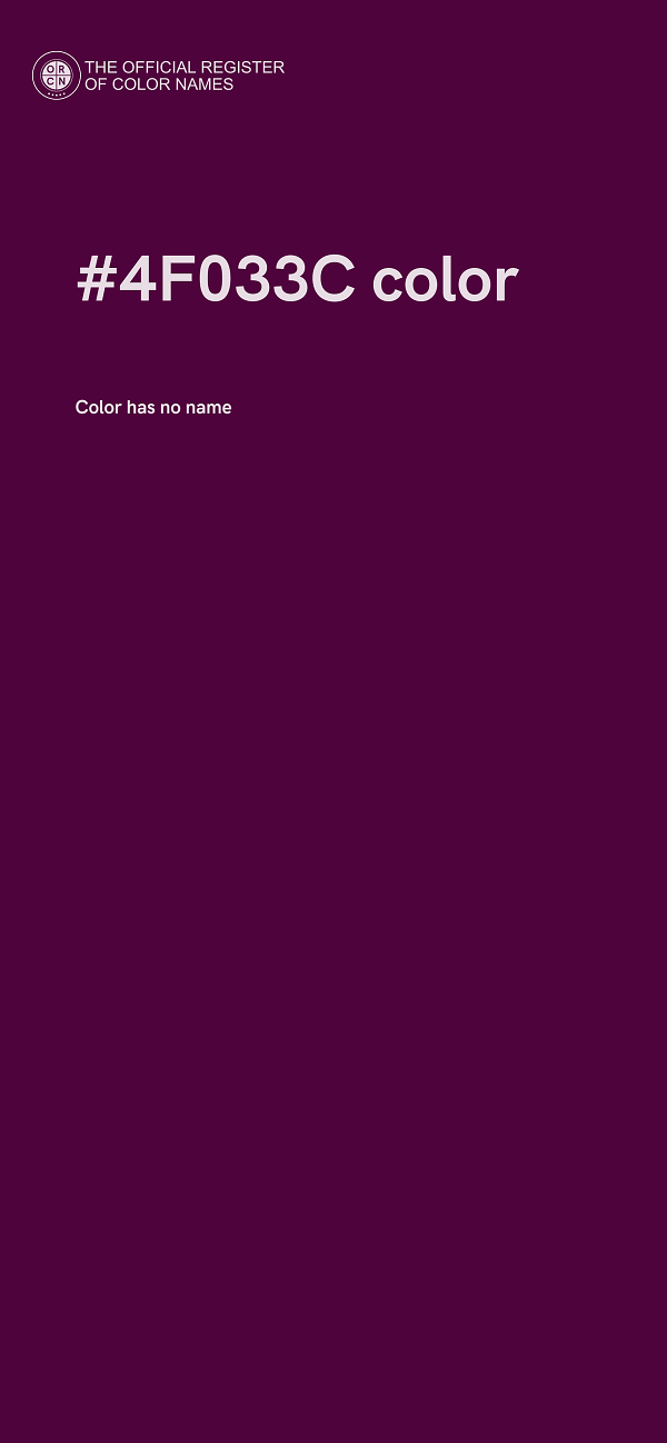 #4F033C color image
