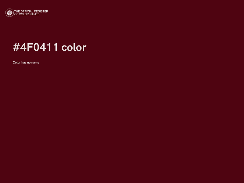 #4F0411 color image