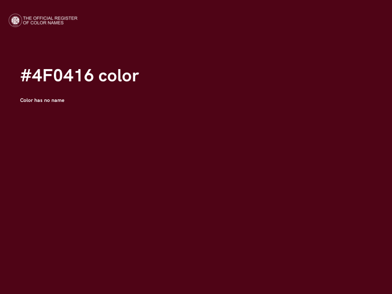 #4F0416 color image
