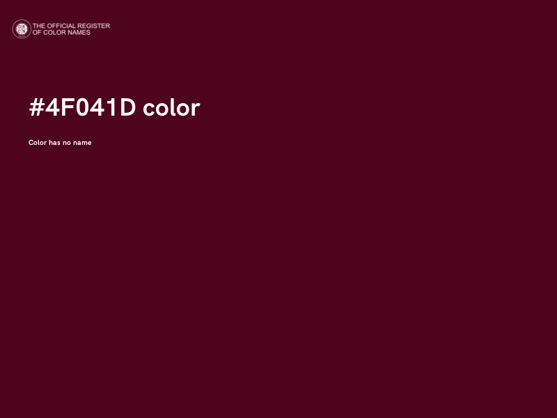 #4F041D color image