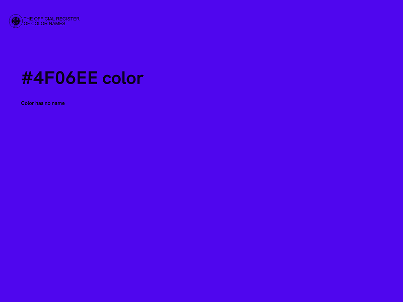 #4F06EE color image