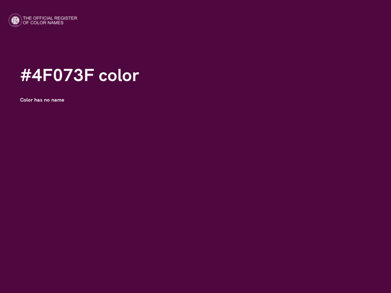 #4F073F color image