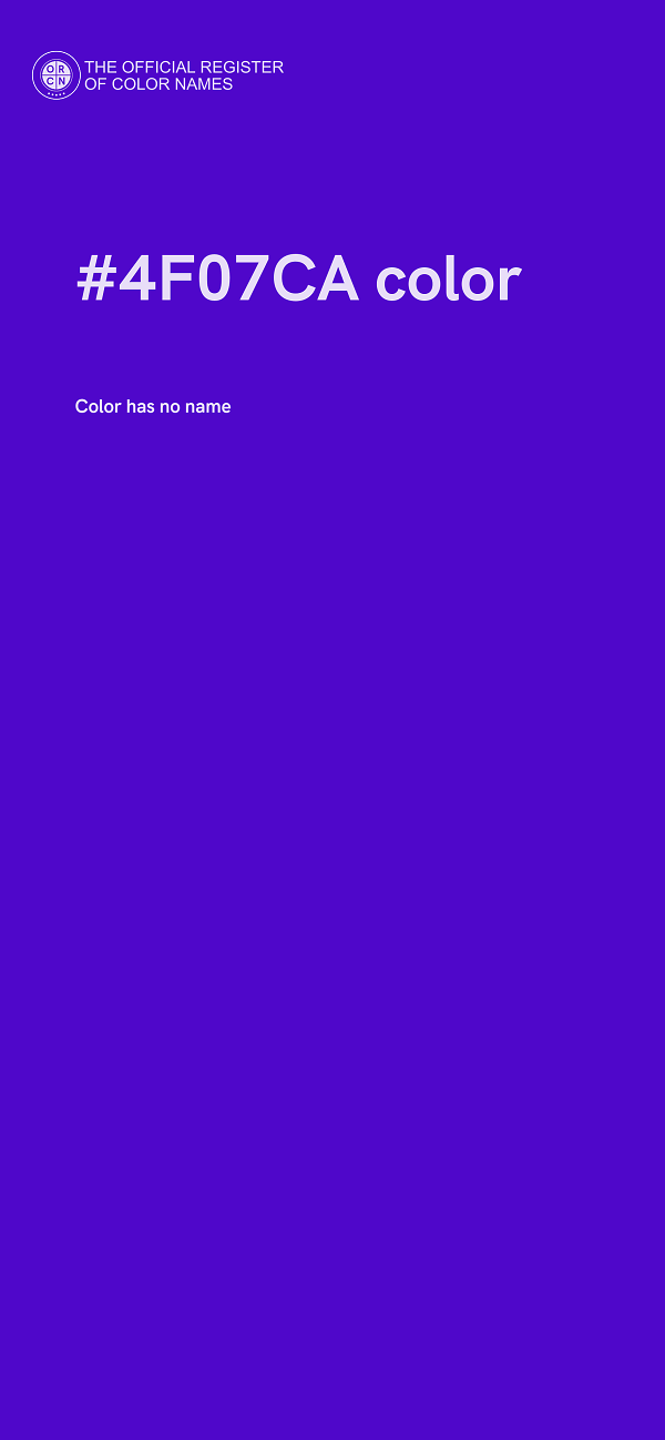 #4F07CA color image
