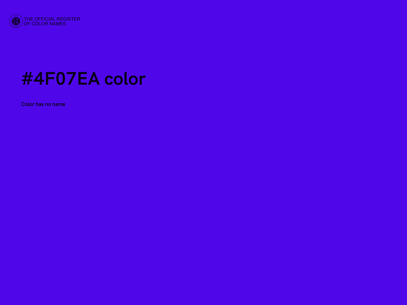 #4F07EA color image