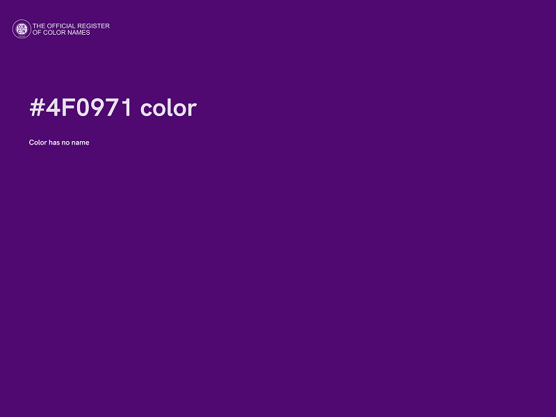 #4F0971 color image