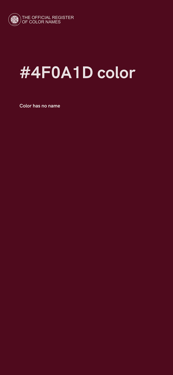 #4F0A1D color image