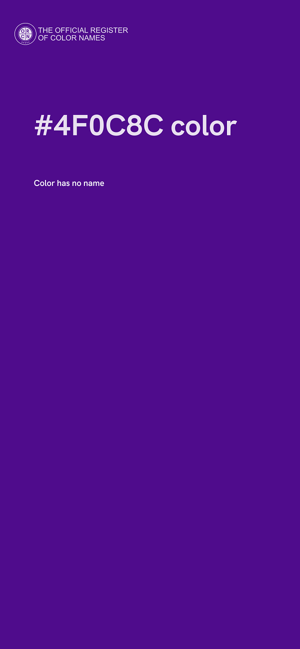 #4F0C8C color image