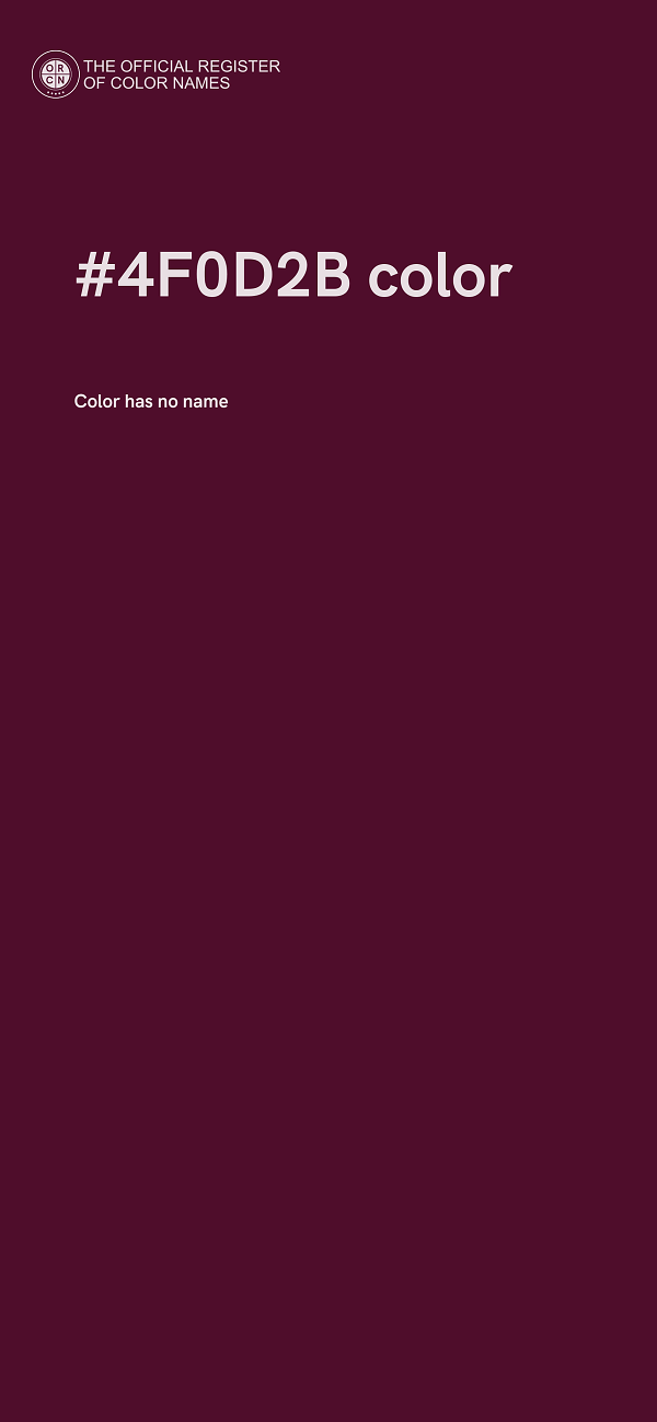 #4F0D2B color image