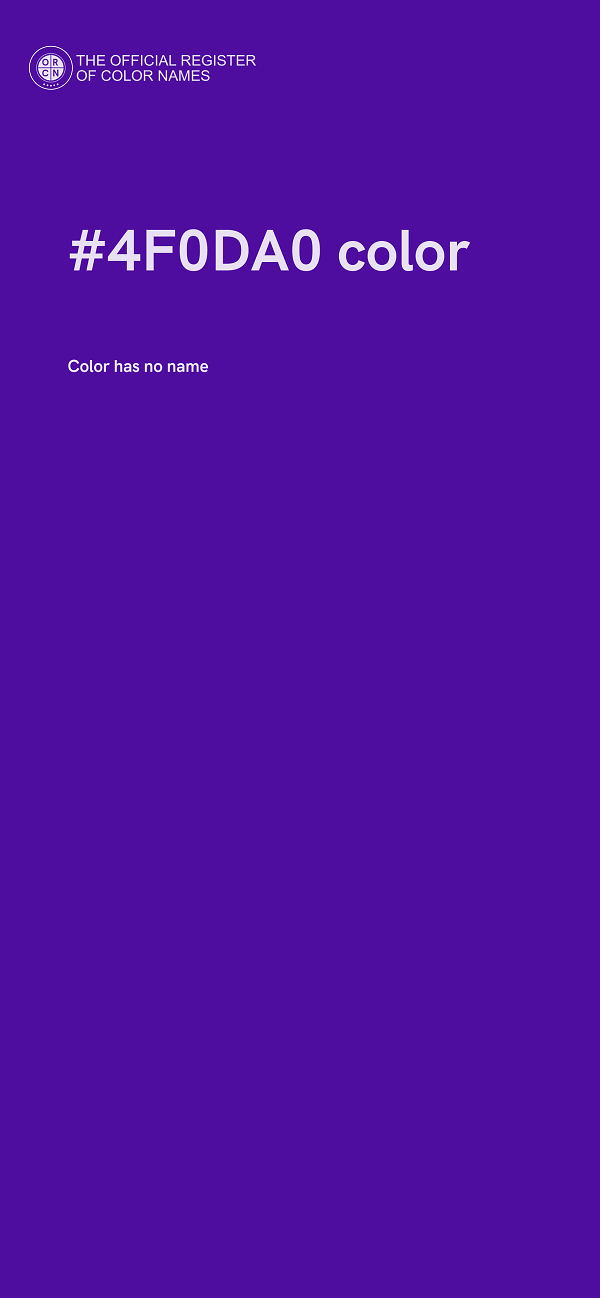 #4F0DA0 color image