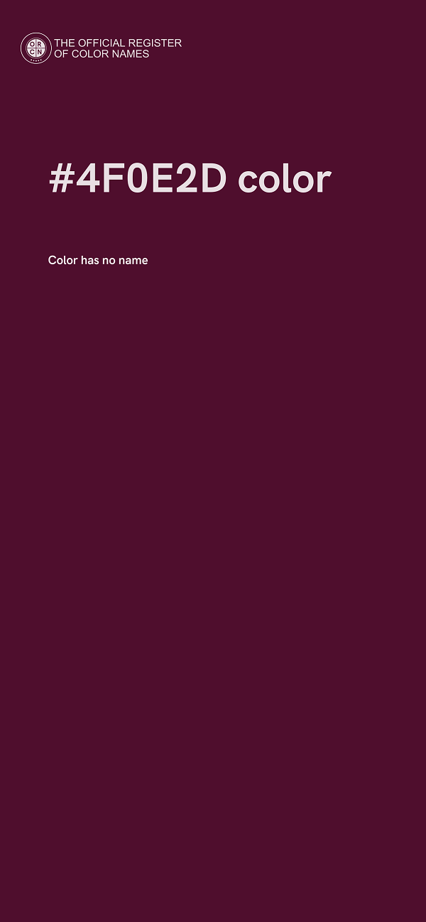 #4F0E2D color image