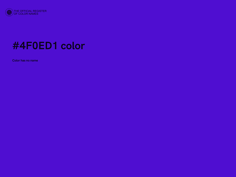 #4F0ED1 color image