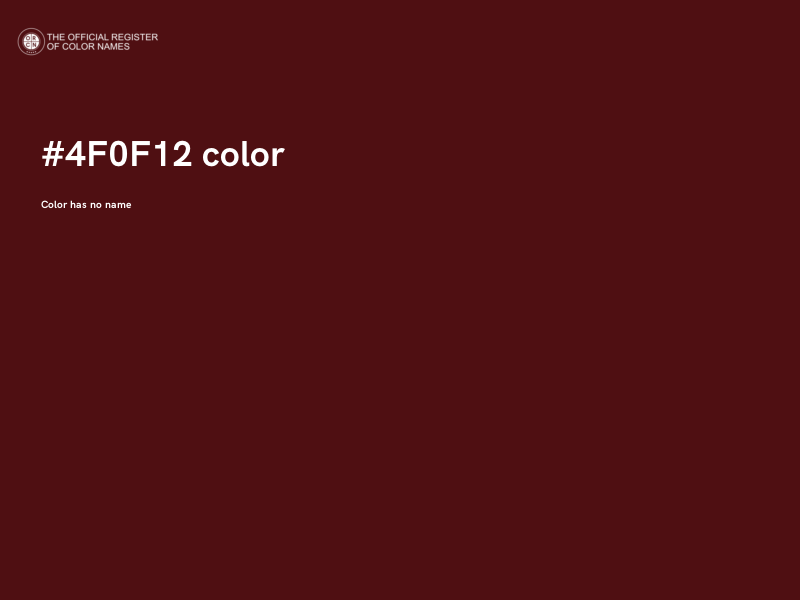 #4F0F12 color image