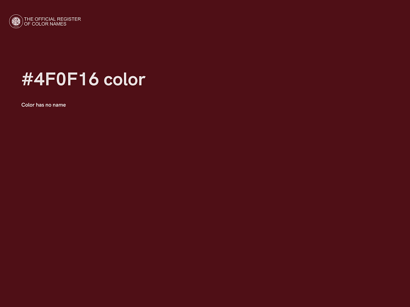 #4F0F16 color image