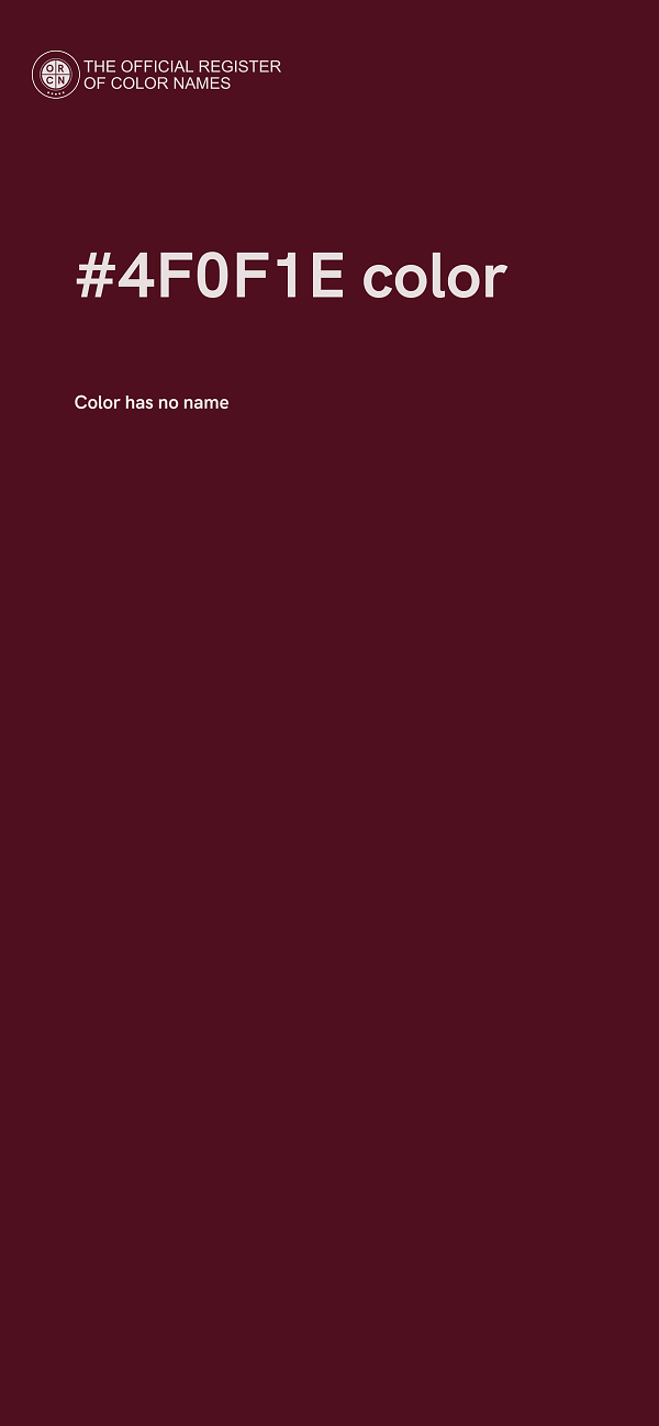 #4F0F1E color image