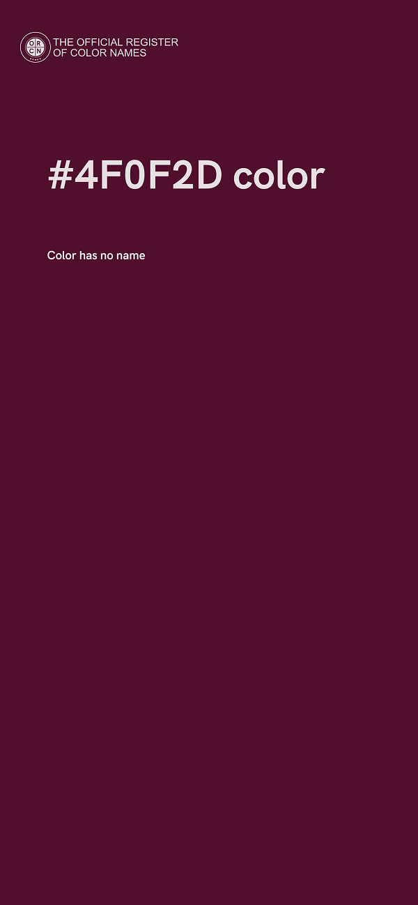 #4F0F2D color image