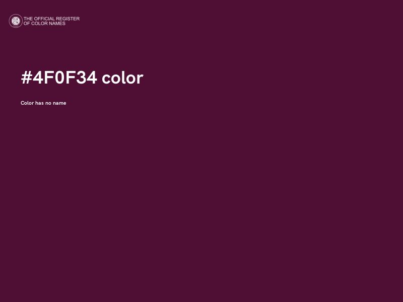 #4F0F34 color image