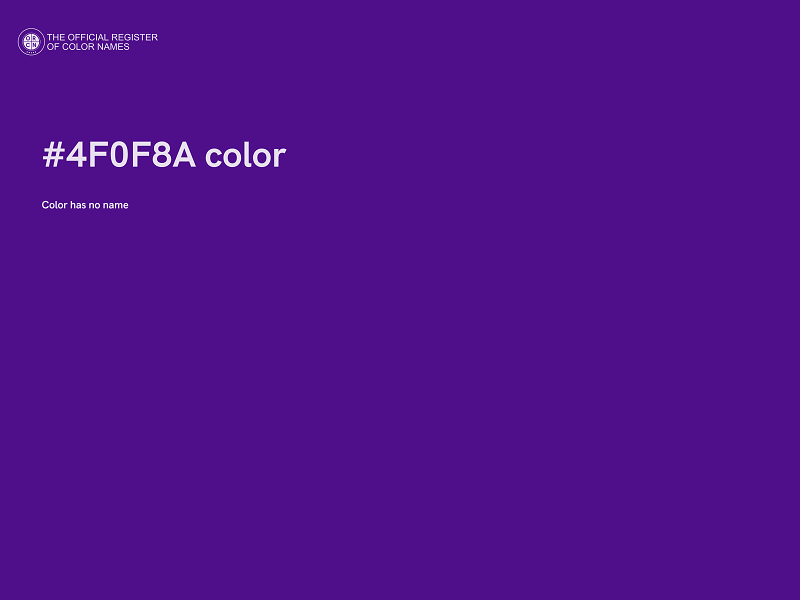 #4F0F8A color image